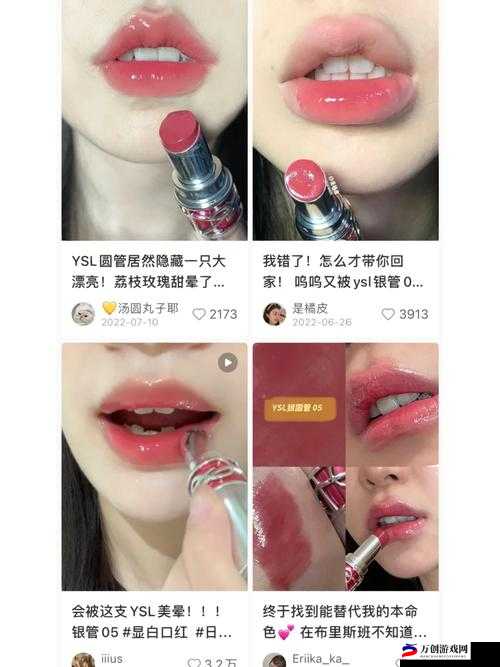 ysl口红水蜜桃色号6004：浪漫妆容的秘密武器