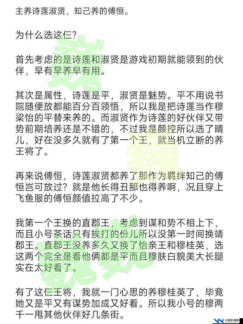 花之舞，深入探索游戏中魅力伙伴的独特介绍与背景故事